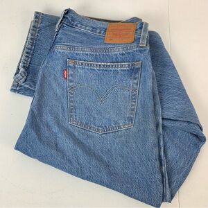 Levi's Jeans Mens 31x30 Blue Denim 501xx Big E Premium Button Fly Original Fit